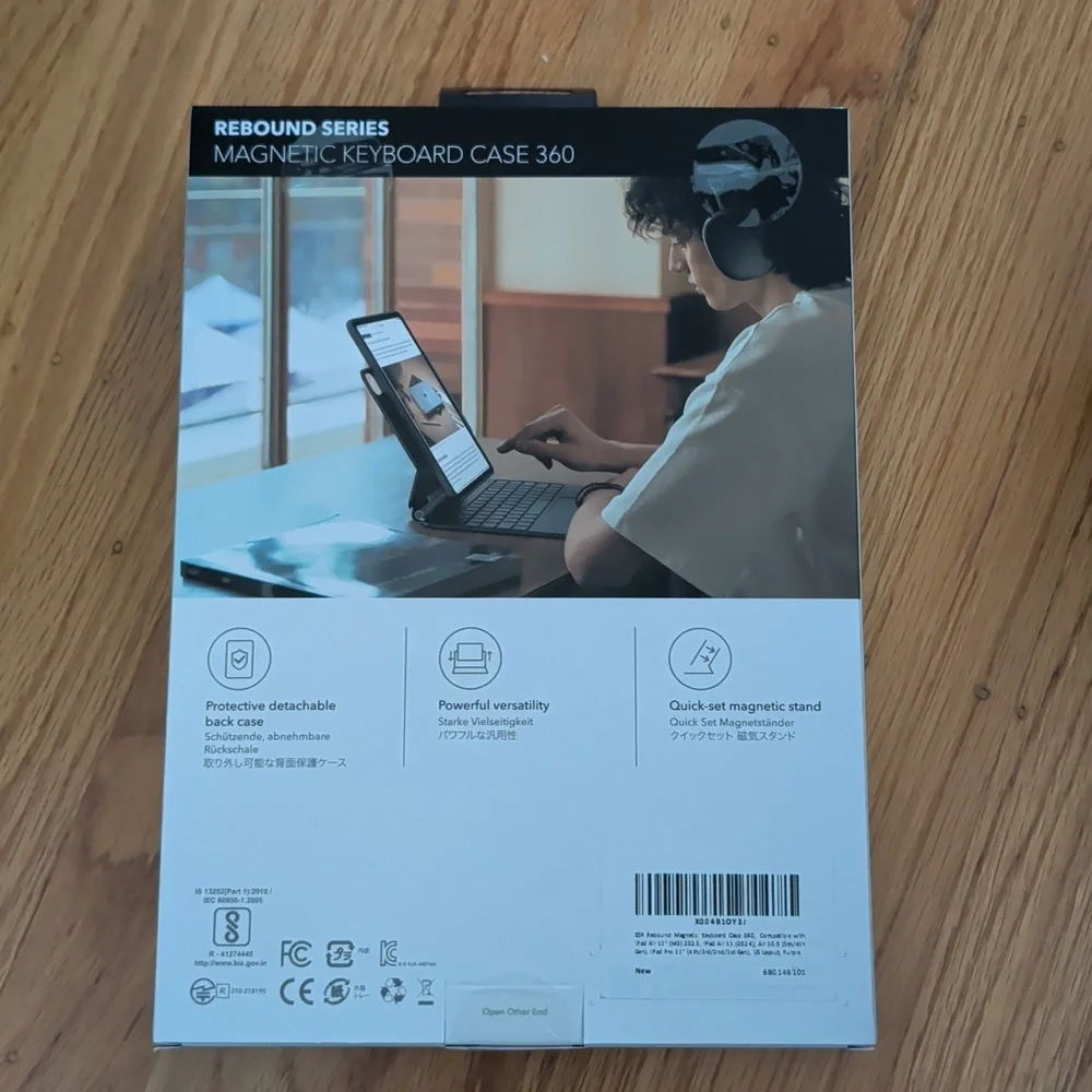 Magnetic Keyboard Case 360 - Black (brand New)